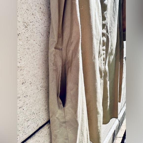 TUCKERNUCK ✨ Khaki Brown/Olive Charlie Shirt Dress ✨ 3/4 Sleeves ✨ Size M - Picture 6 of 14